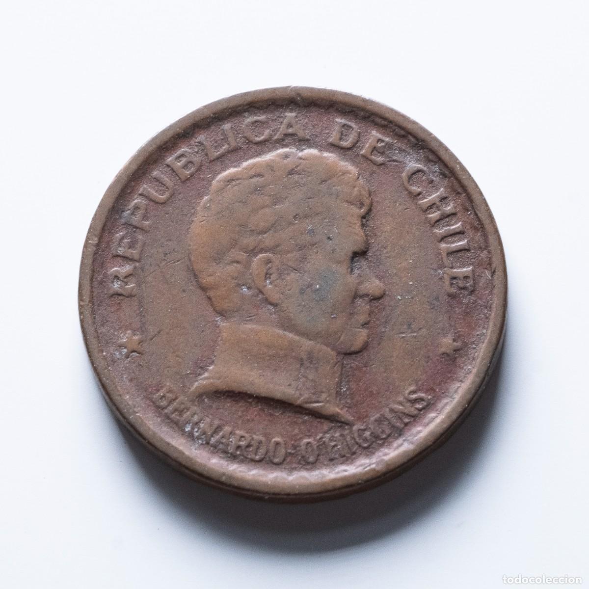 Monedas antiguas de Am&eacute;rica: 20 centavos 1943 Chile BC - Foto 2