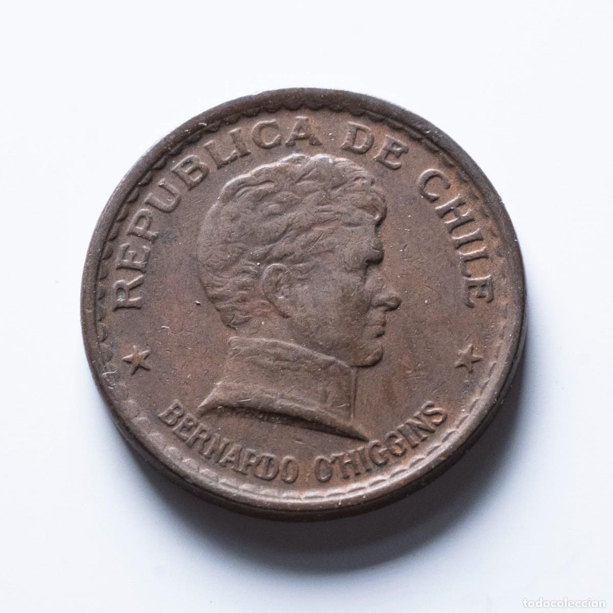 Monedas antiguas de Am&eacute;rica: 20 centavos 1947 Chile MBC - Foto 2
