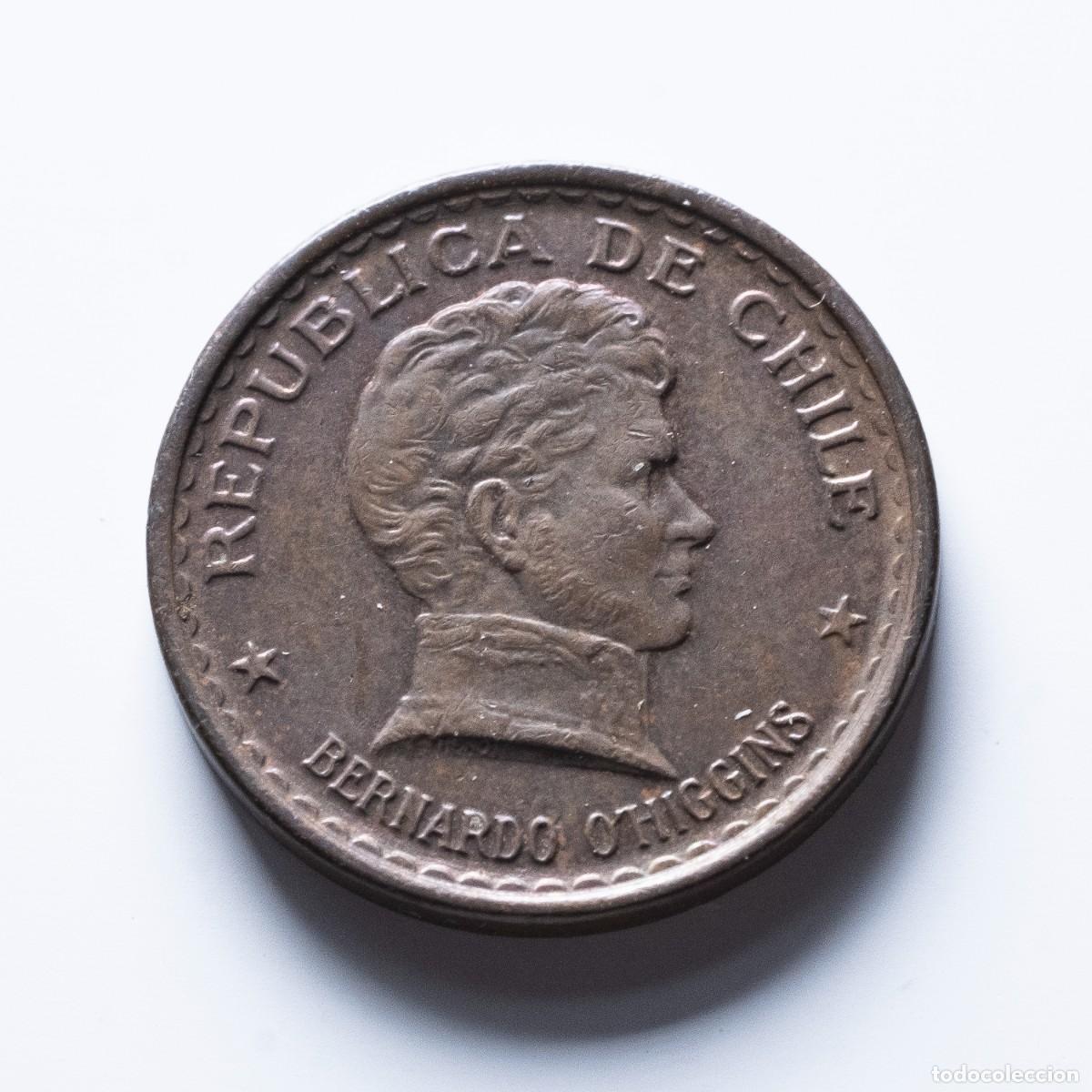 Monedas antiguas de Am&eacute;rica: 20 centavos 1949 Chile EBC - Foto 2