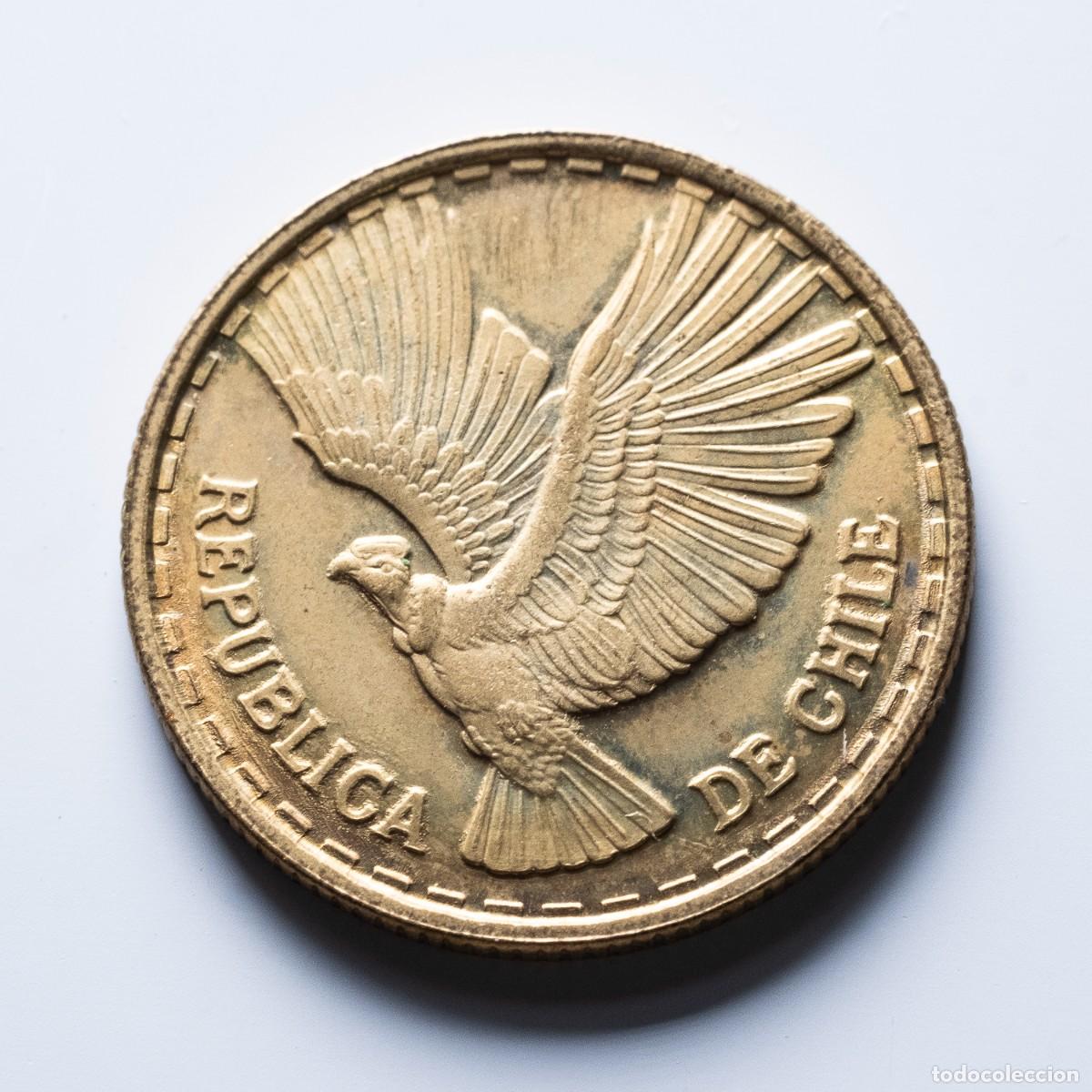 Monedas antiguas de Am&eacute;rica: 5 centesimos 1970 Chile SC - Foto 2