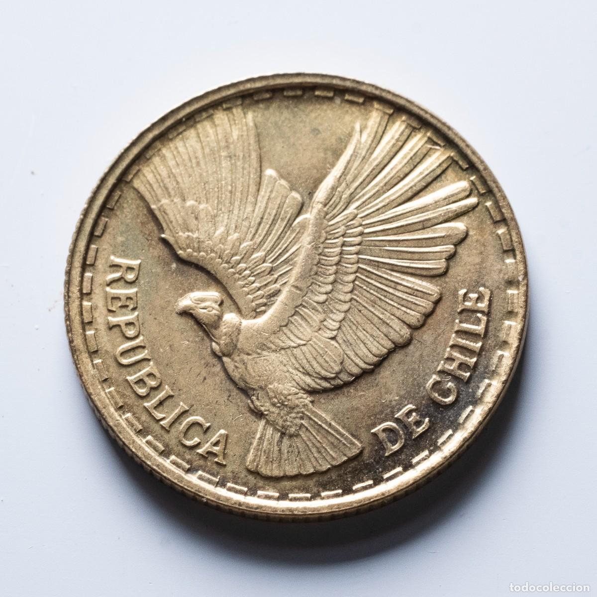Monedas antiguas de Am&eacute;rica: 5 centesimos 1970 Chile SC - Foto 2