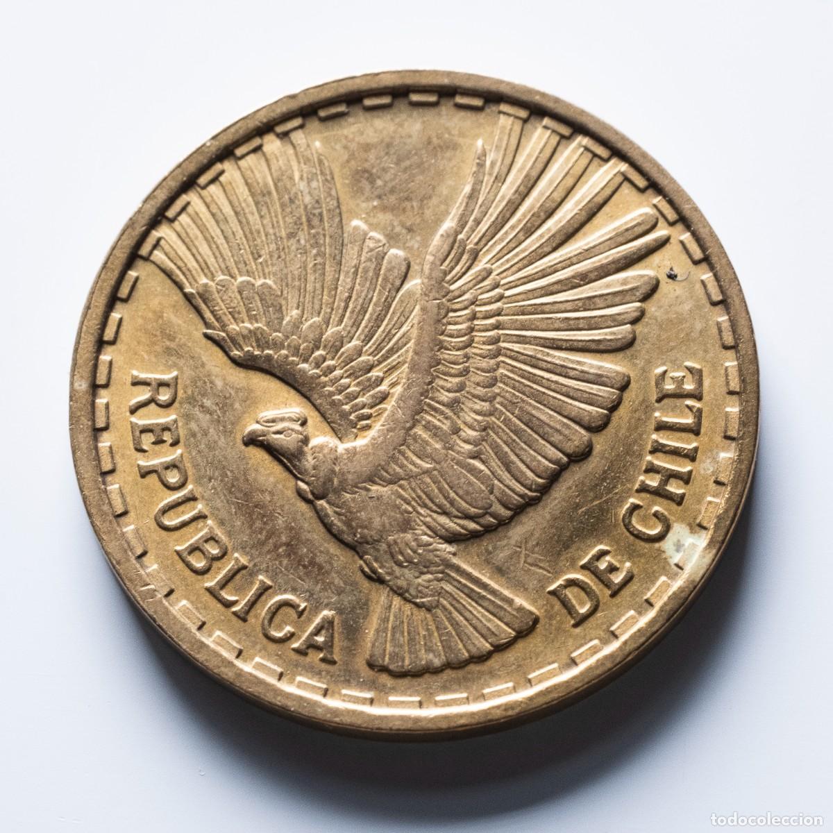 Monedas antiguas de Am&eacute;rica: 10 centesimos 1970 Chile EBC - Foto 2