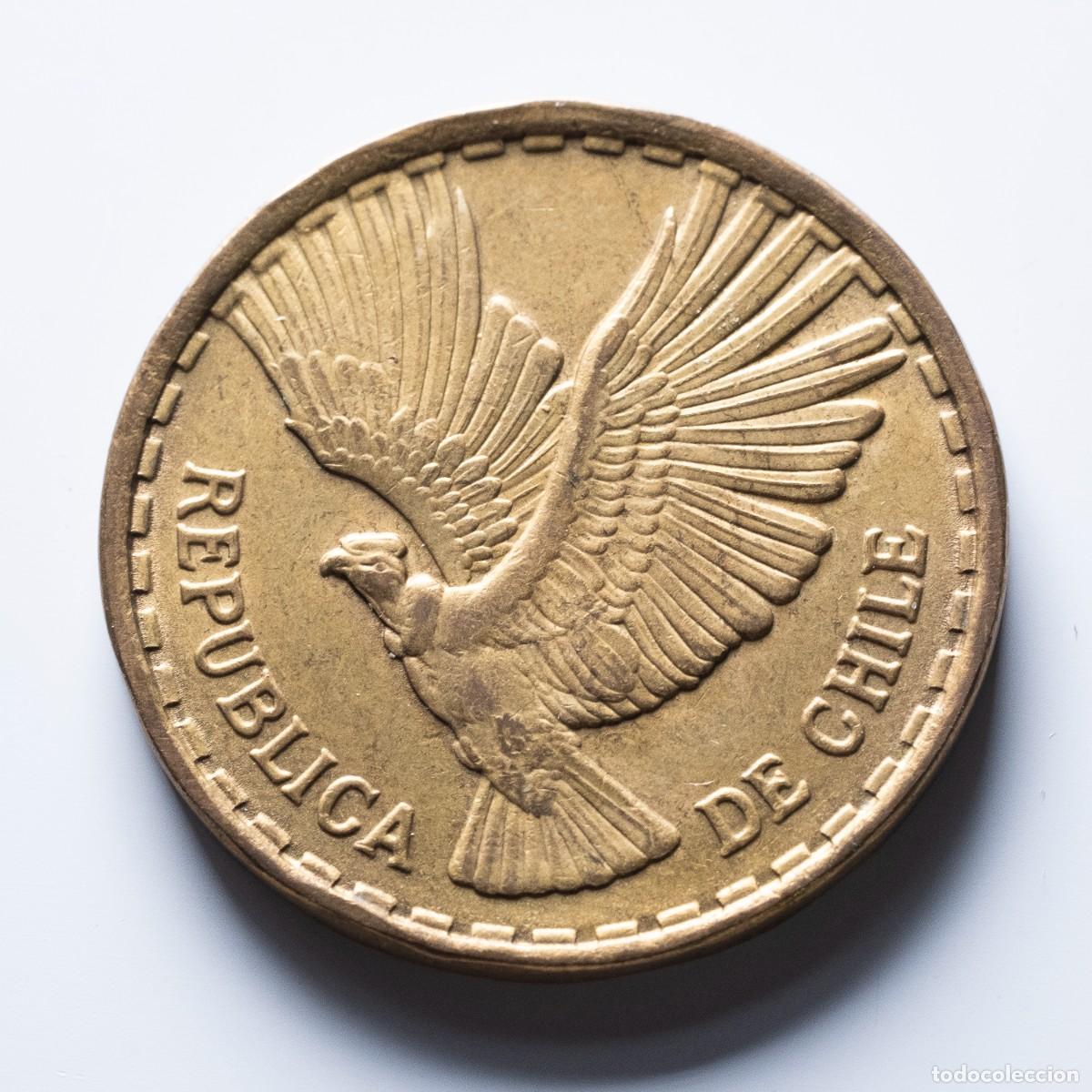 Monedas antiguas de Am&eacute;rica: 10 centesimos 1969 Chile MBC - Foto 2