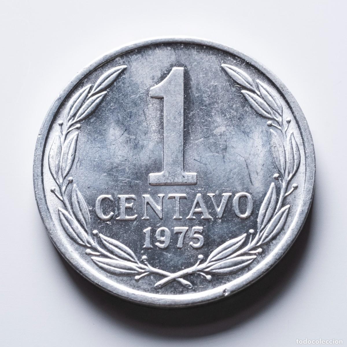 Monedas antiguas de Am&eacute;rica: 1 centavo 1975 Chile EBC - Foto 1