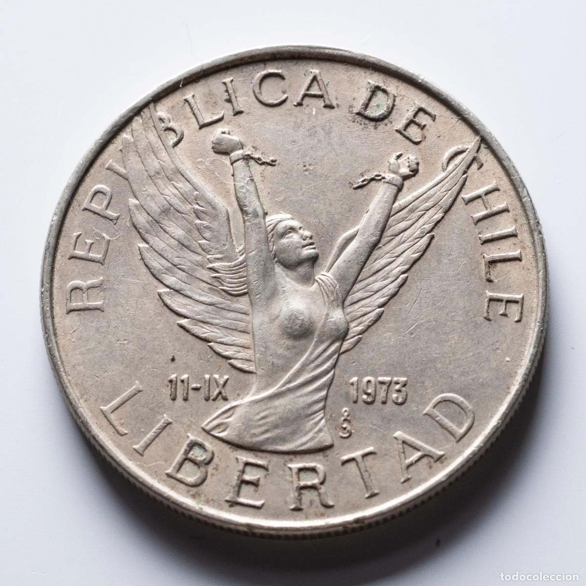 Monedas antiguas de Am&eacute;rica: 10 pesos 1978 Chile MBC - Foto 1