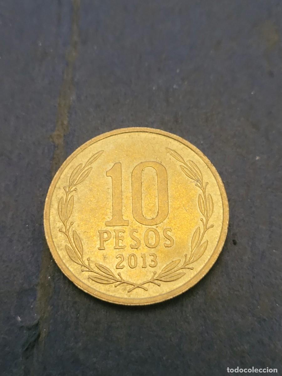 Monedas antiguas de Am&eacute;rica: Moneda 10 pesos 2013 Chile - Foto 2