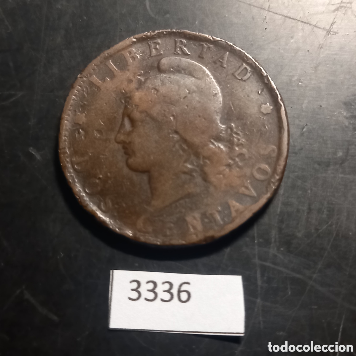 Monedas antiguas de Am&eacute;rica: Argentina 2 centavos 1893 - Foto 1