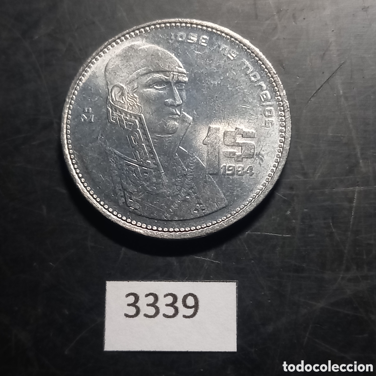 Monedas antiguas de Am&eacute;rica: M&eacute;xico un pesos 1984 - Foto 1