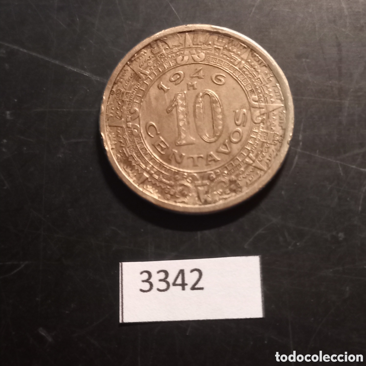 Monedas antiguas de Am&eacute;rica: M&eacute;xico 10 centavos 1946 - Foto 1