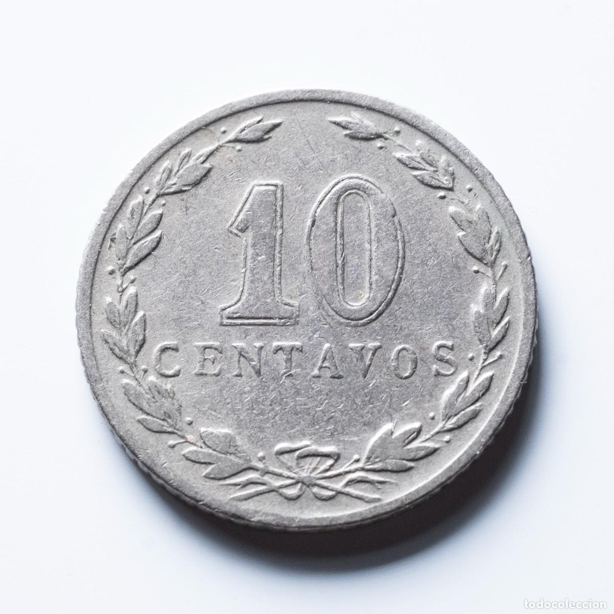 Monedas antiguas de Am&eacute;rica: 10 centavos 1937 Argentina - Foto 2