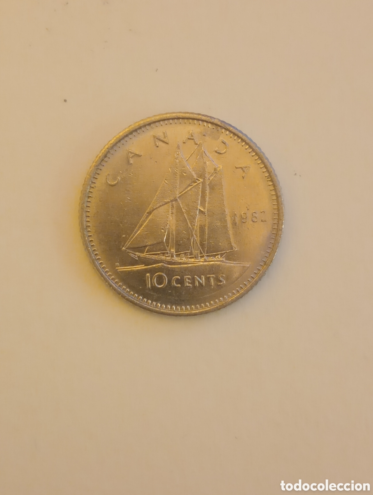 Monedas antiguas de Am&eacute;rica: CANAD&Aacute; 10 CENTS.1982 - Foto 2
