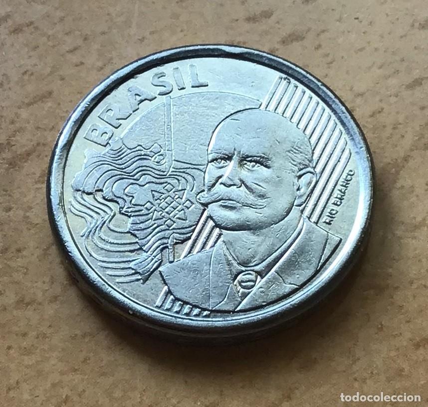 Monedas antiguas de Am&eacute;rica: 50 centavos de Brasil. A&ntilde;o 2007 - Foto 2