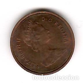 Monedas antiguas de Am&eacute;rica: Moneda de Canada: 1 cent; a&ntilde;o 1980 (Maris) - Foto 2