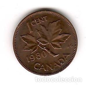Monedas antiguas de Am&eacute;rica: Moneda de Canada: 1 cent; a&ntilde;o 1980 (Maris) - Foto 1