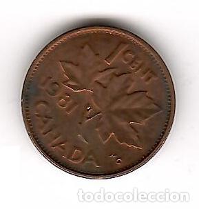 Monedas antiguas de Am&eacute;rica: Moneda de Canada: 1 cent; a&ntilde;o 1981 (Maris) - Foto 2