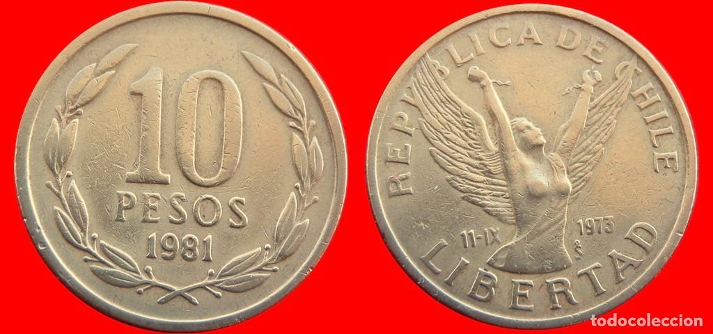 Monedas antiguas de Am&eacute;rica: 10 PESOS 1981 CHILE-122492 - Foto 1
