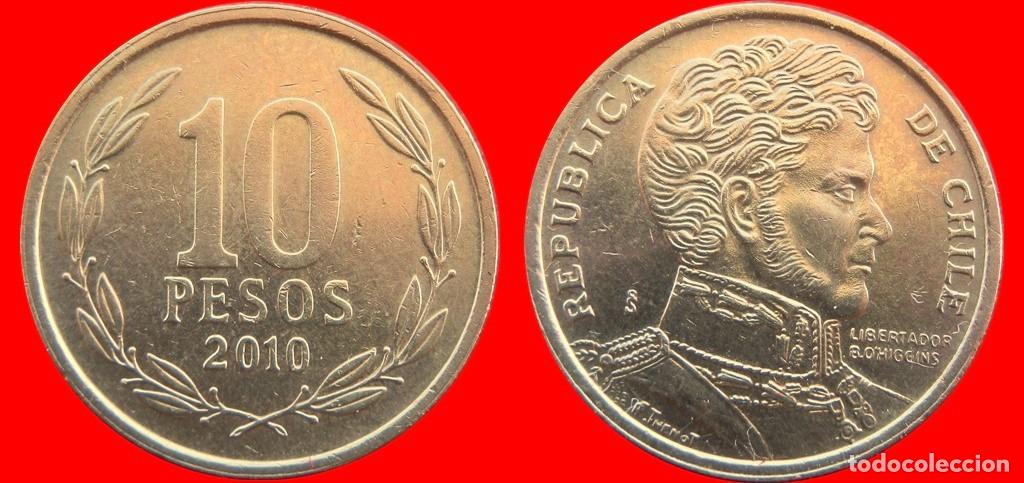 Monedas antiguas de Am&eacute;rica: 10 PESOS 2010 CHILE-122497 - Foto 1