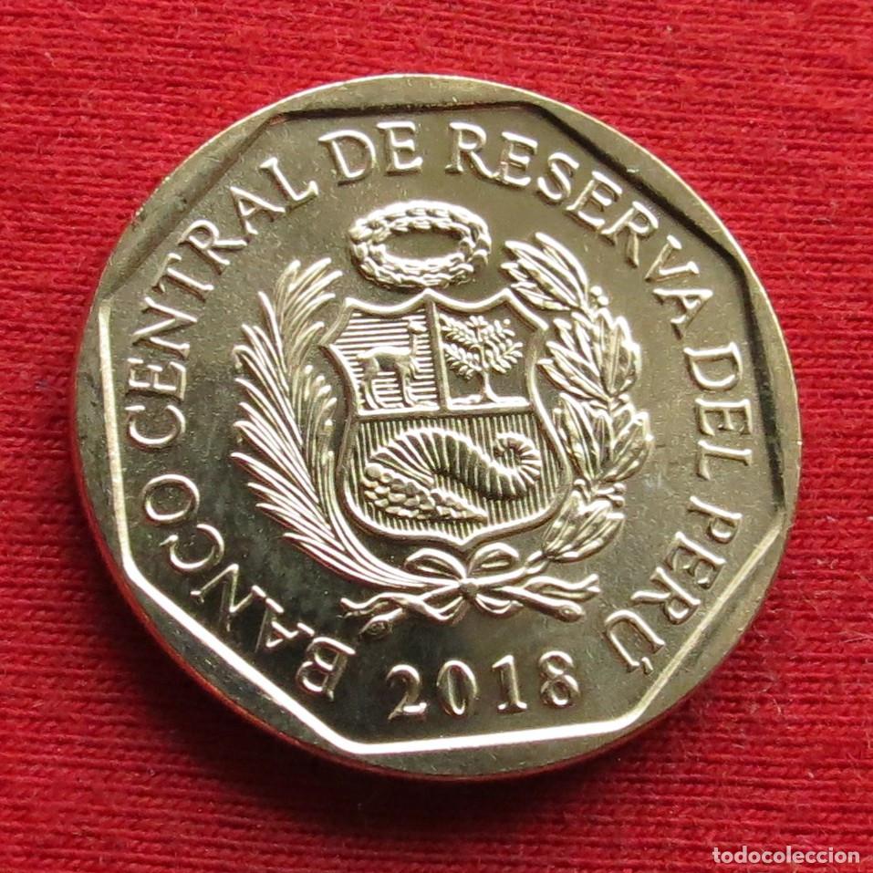 Monedas antiguas de Am&eacute;rica: Peru 1 sol 2018 tapir unc - Foto 2