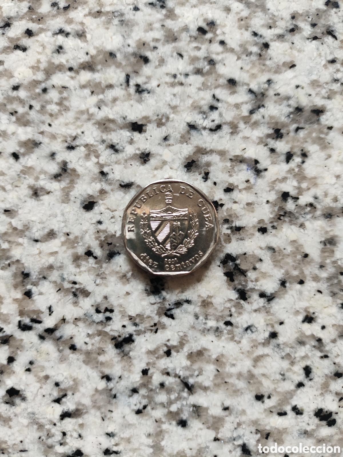 Monedas antiguas de Am&eacute;rica: Moneda de 10 Centavos de Cuba - 2002 - Foto 3
