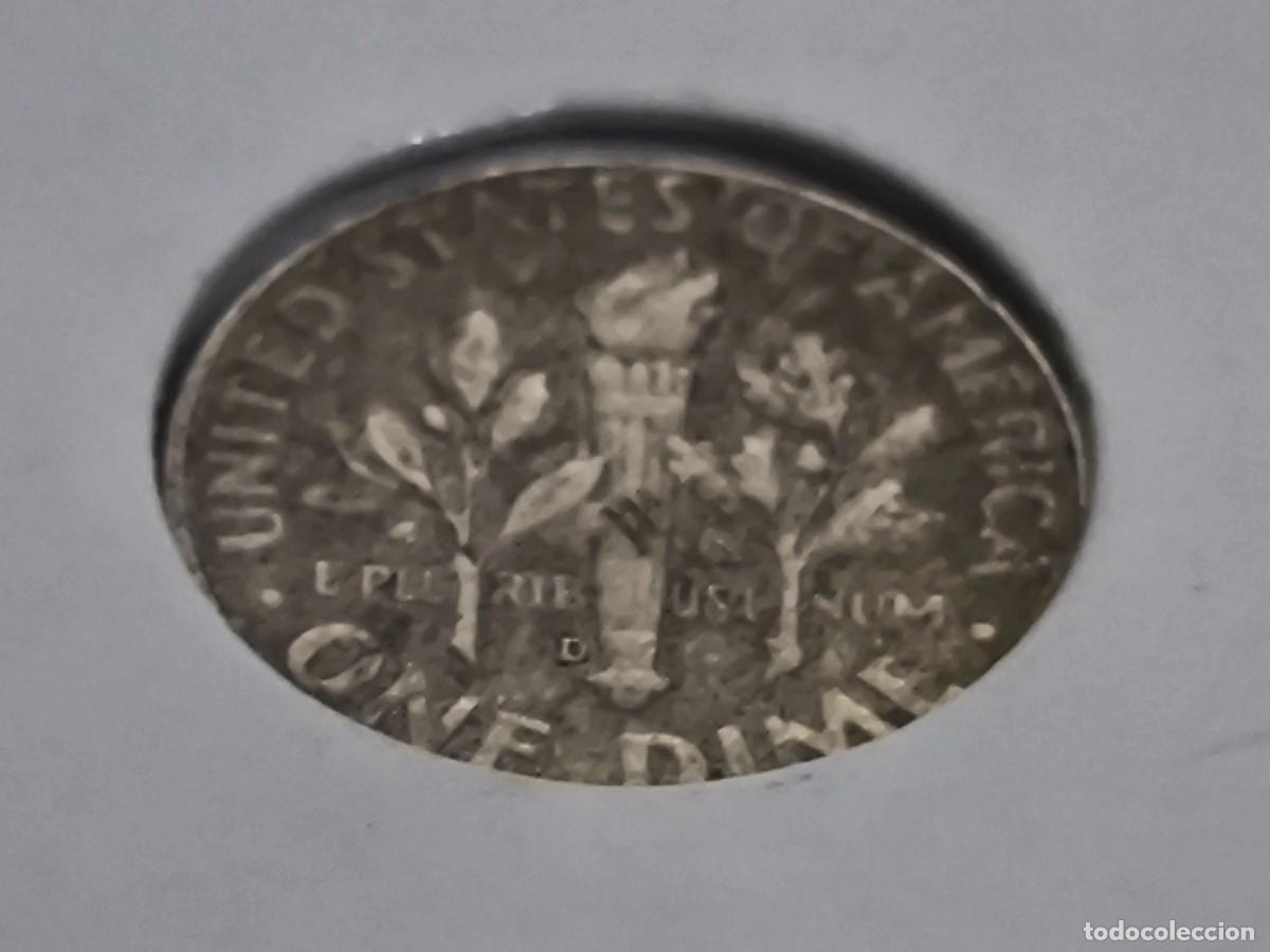 Monedas antiguas de Am&eacute;rica: Moneda EEUU 1964 e fundada. - Foto 1