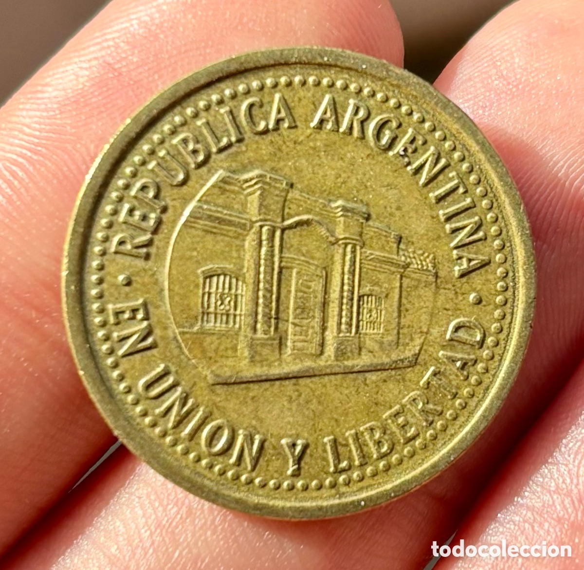 Monedas antiguas de Am&eacute;rica: Moneda ARGENTINA 50 Centavos 1993 - Foto 1
