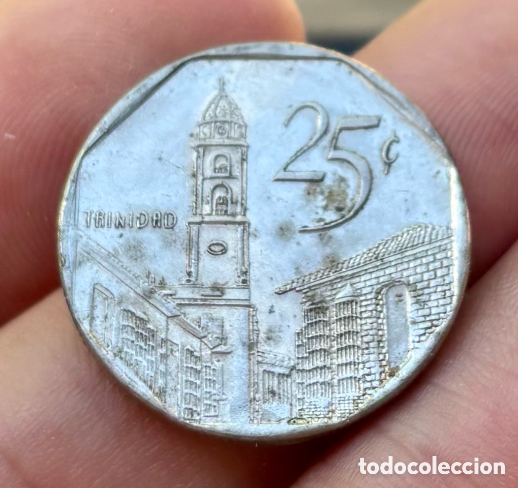 Monedas antiguas de Am&eacute;rica: Moneda CUBA 25 Centavos 1998 - Foto 1