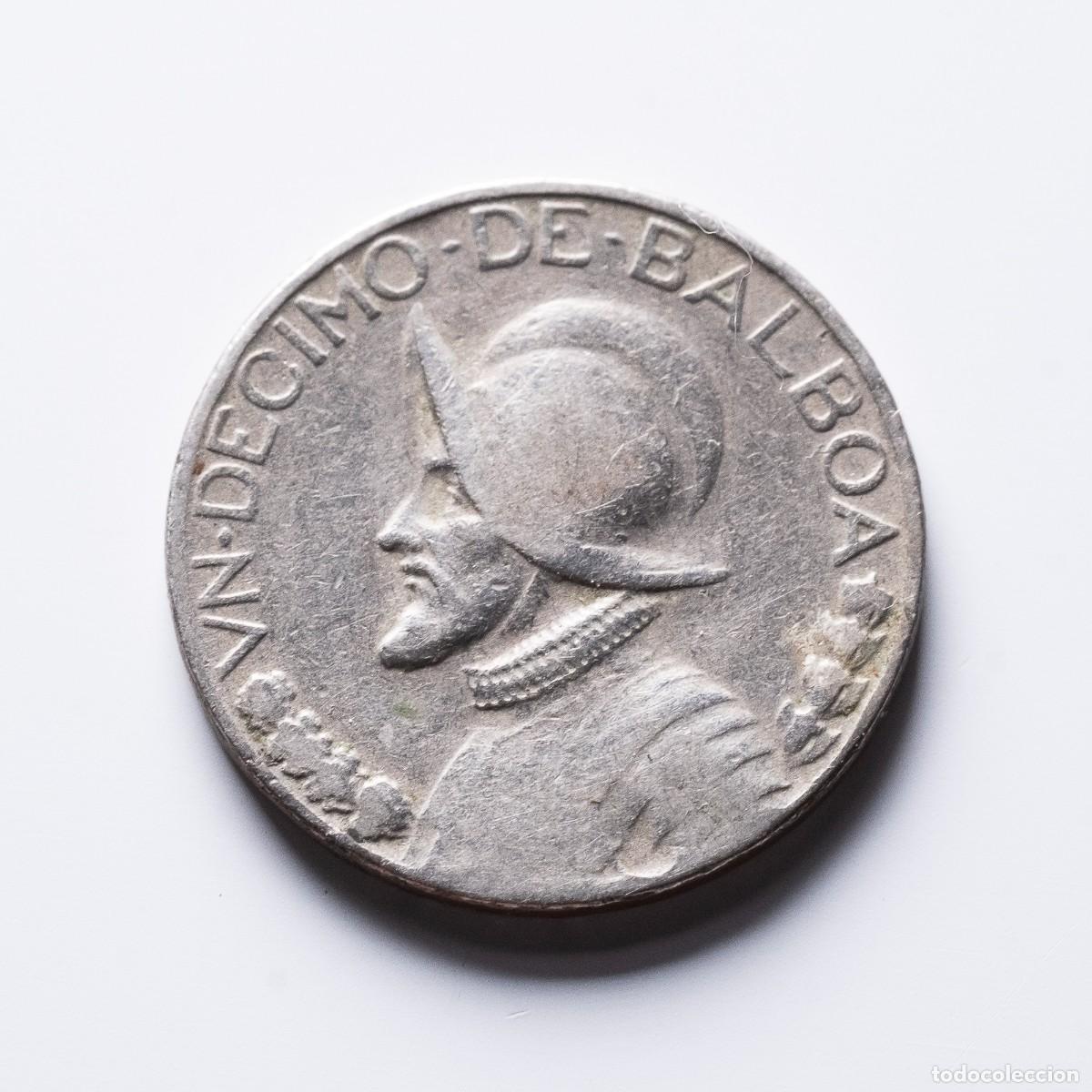 Monedas antiguas de Am&eacute;rica: 1 d&eacute;cimo balboa 1973 Panam&aacute; - Foto 1