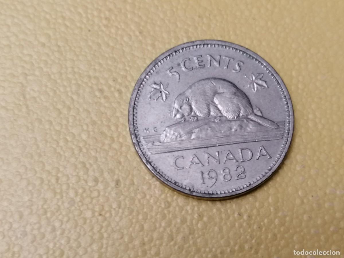 Monedas antiguas de Am&eacute;rica: ,Moneda, Canad&aacute;, 5 cent, 1982, BC, - Foto 1