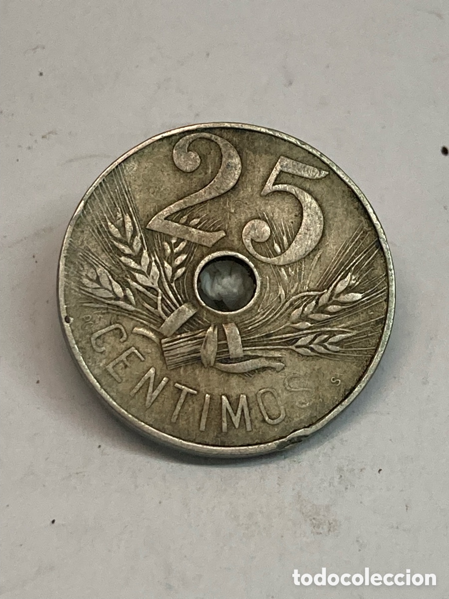 Monedas antiguas de Am&eacute;rica: Moneda 25 c&eacute;ntimos 1927 J64 - Foto 2