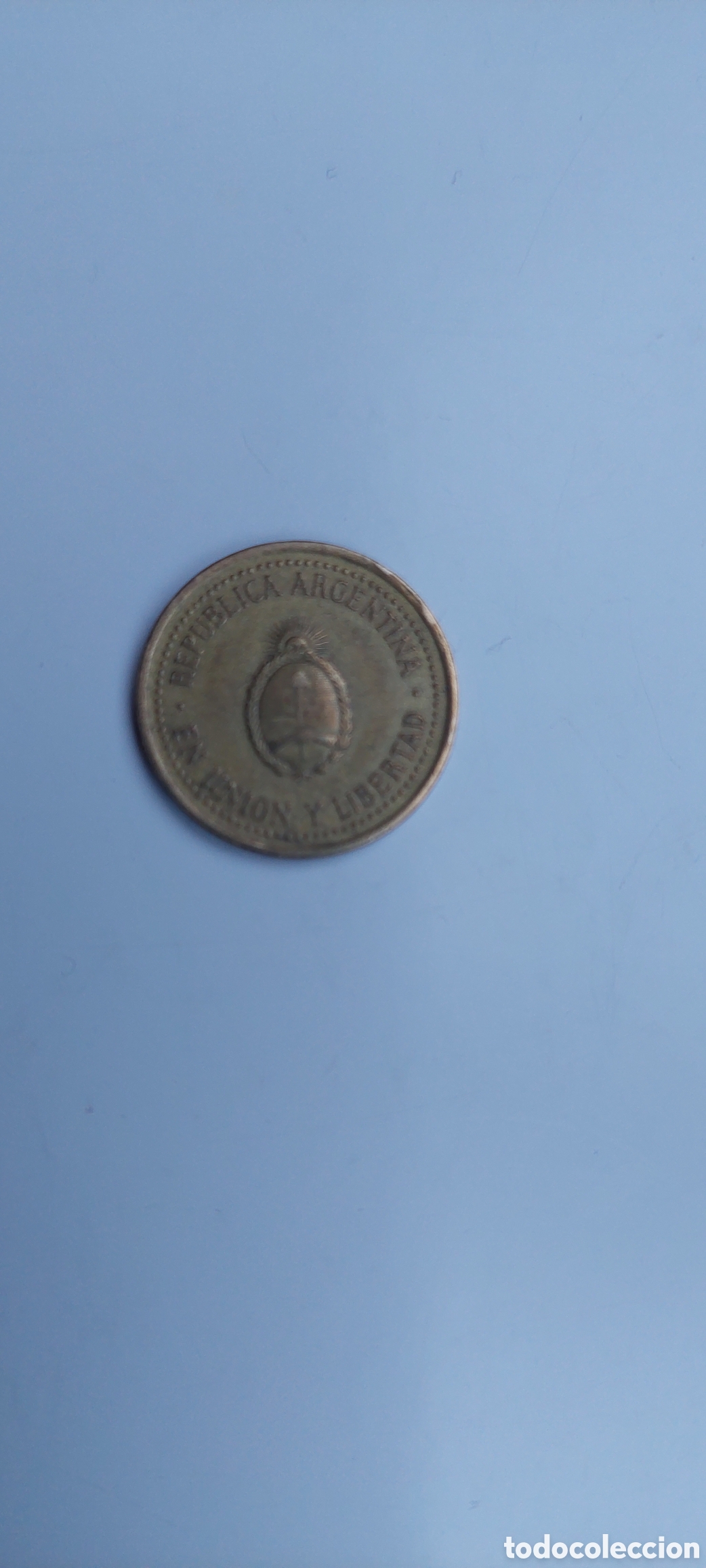 Monedas antiguas de Am&eacute;rica: 10 Centavos Rep.Argentina - Foto 2
