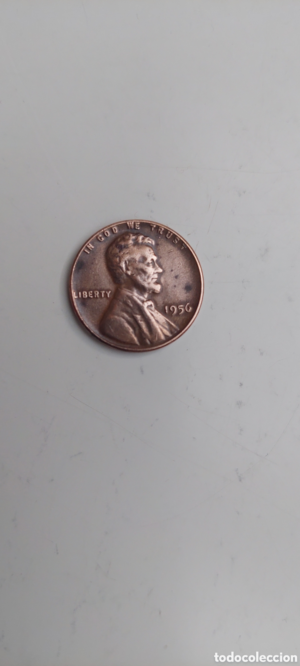 Monedas antiguas de Am&eacute;rica: One Cent. 1956 Liberty. - Foto 1
