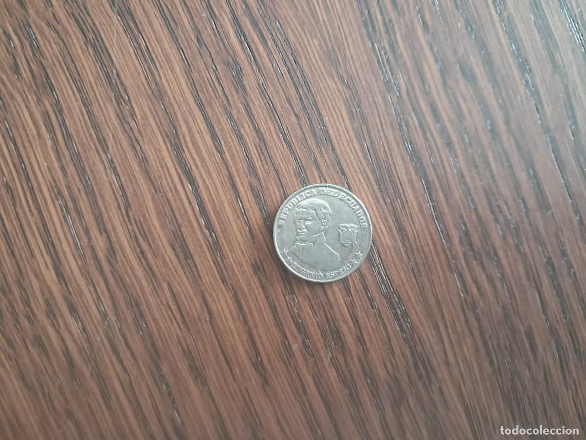 Monedas antiguas de Am&eacute;rica: moneda de Ecuador, 10 centavos, a&ntilde;o 2000 - Foto 1