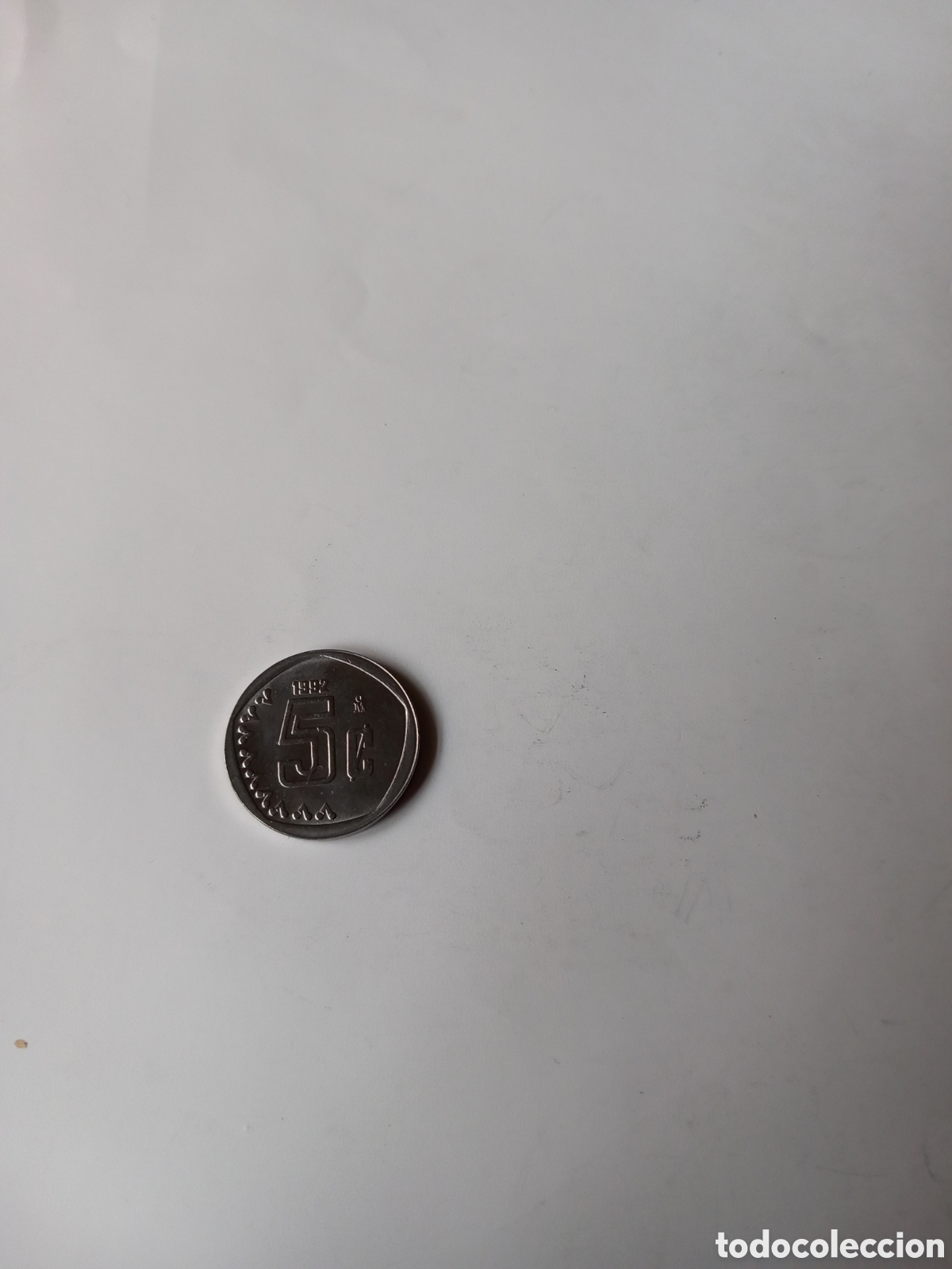 Monedas antiguas de Am&eacute;rica: M&eacute;xico 5 cent 1992 s/c - Foto 2
