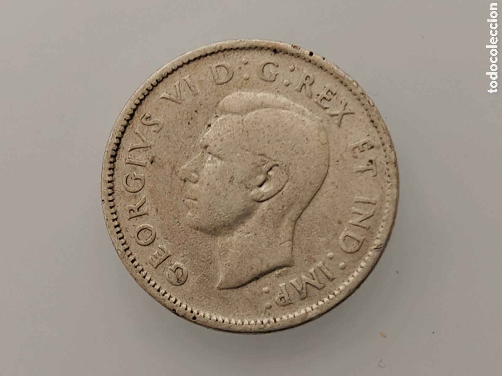 Monedas antiguas de Am&eacute;rica: MONEDA 25 CENTAVOS 1941 CANADA PLATA - Foto 2