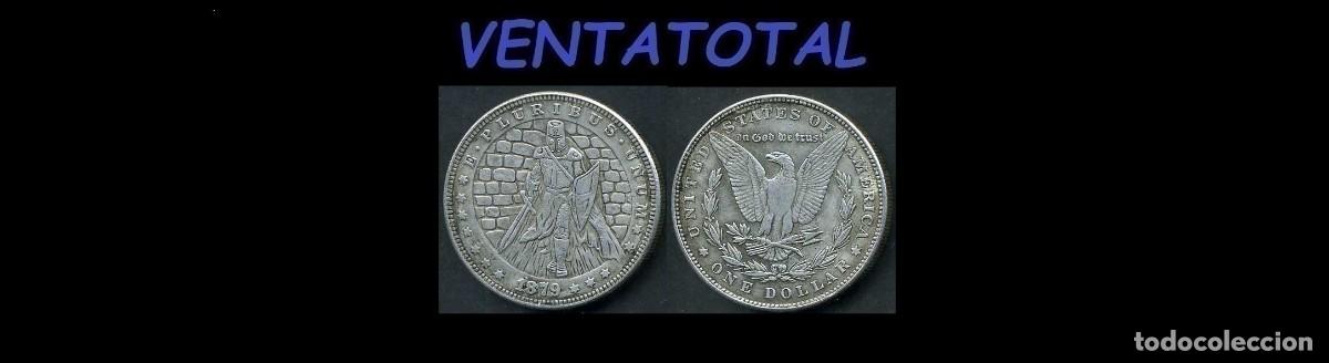 Monedas antiguas de América: MEDALLA TIPO MONEDA PLATA ( HOMENAJE A LOS TEMPLARIOS )MEDIDA 3,8X3,8PESA 26GRA APROXIMADAMENT