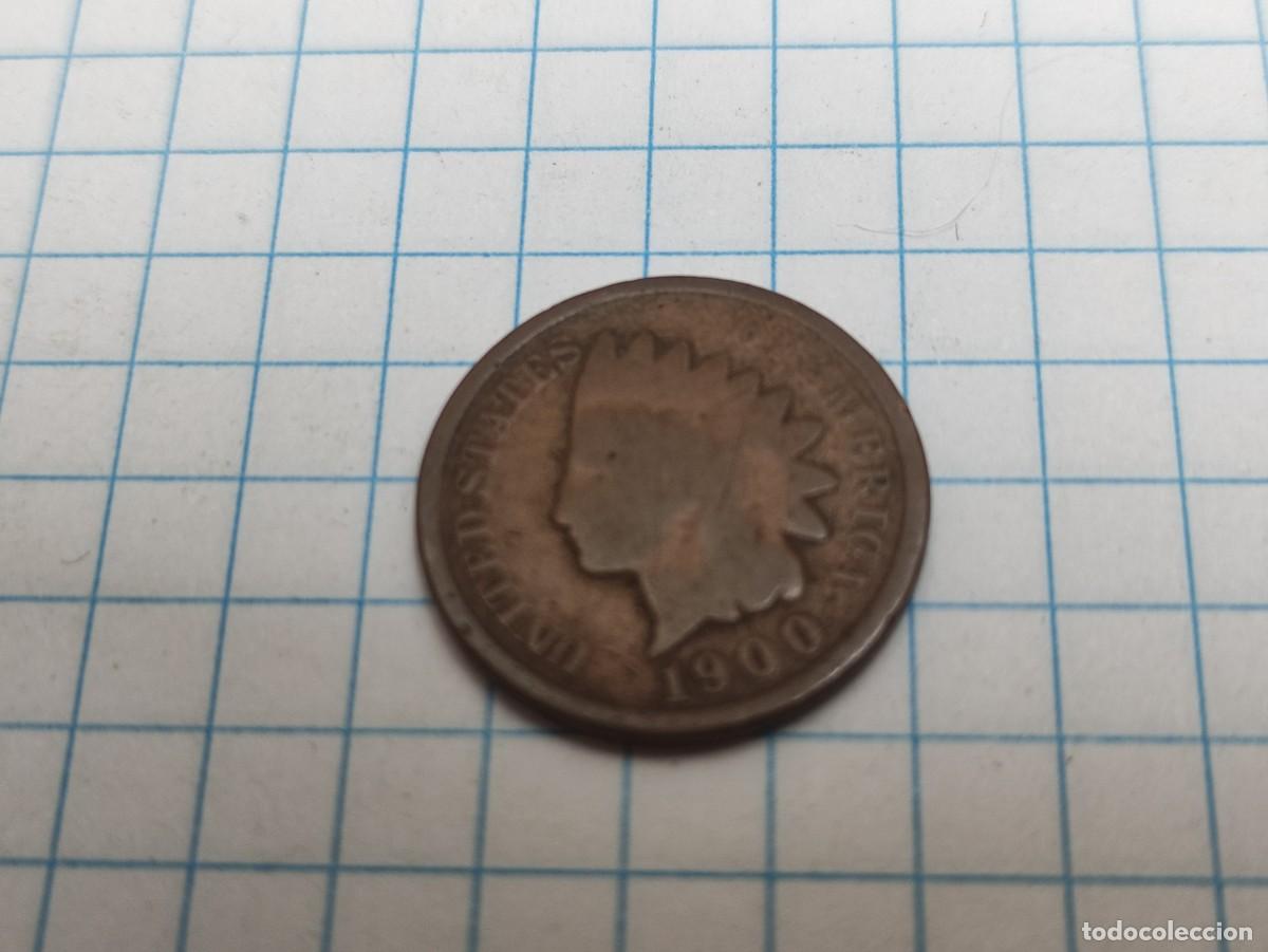 Monedas antiguas de Am&eacute;rica: Replica moneda un centavo USA - Foto 2