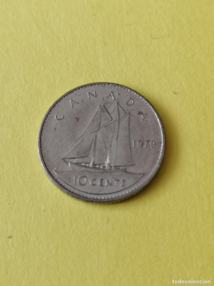 Monedas antiguas de Am&eacute;rica: Moneda, Canad&aacute;, 1979, 10 cent, , EBC - Foto 2