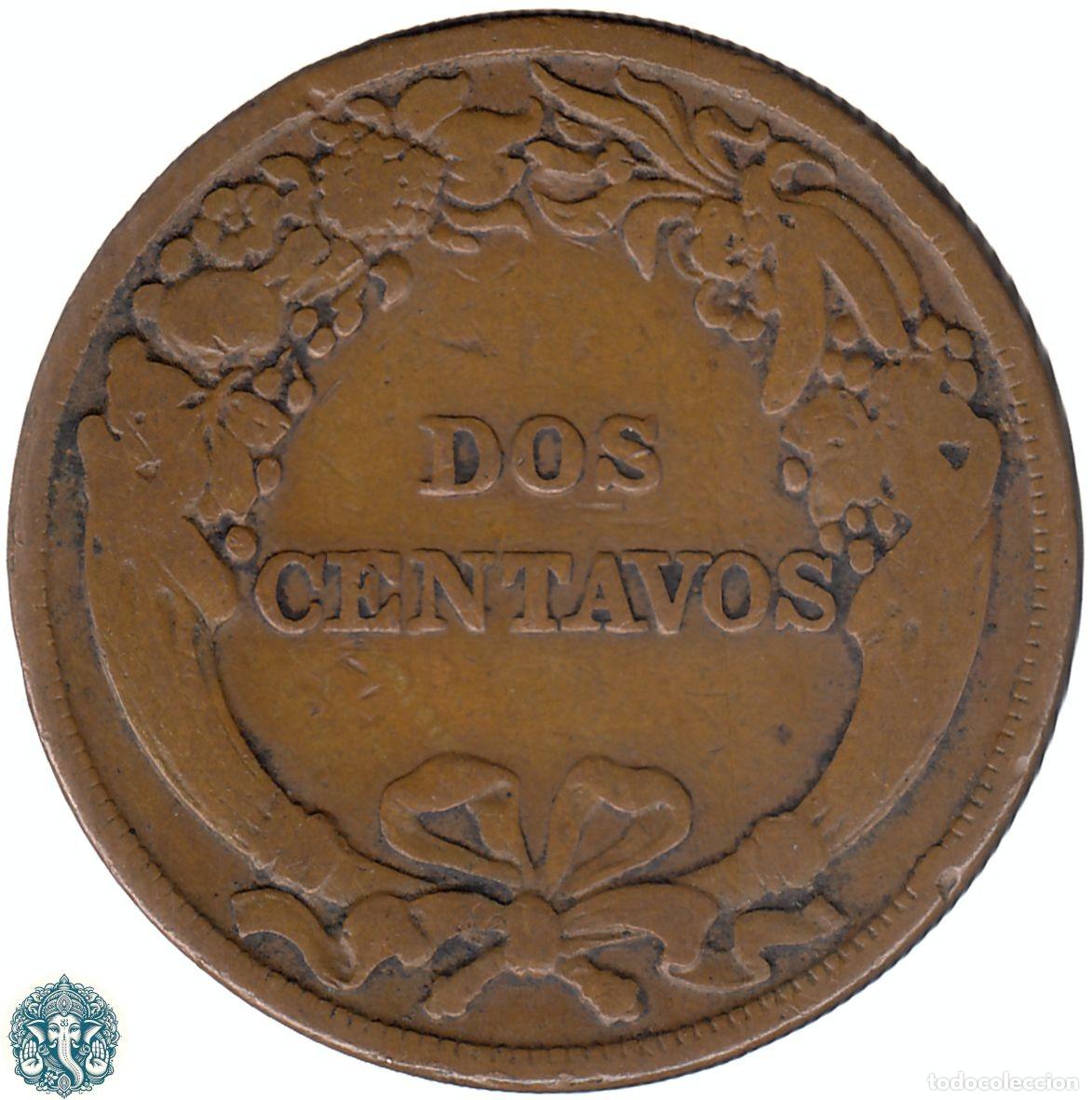 Monedas antiguas de Am&eacute;rica: PER&Uacute; 2 Centavos 1919 KM#212 - Foto 2