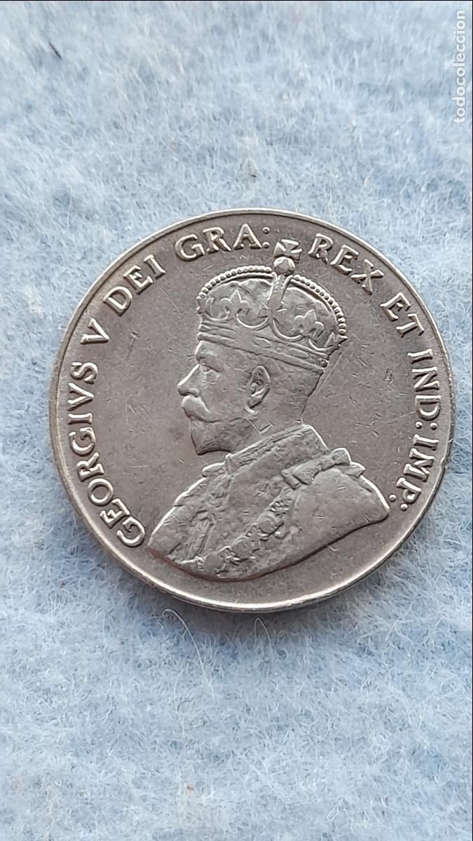 Monedas antiguas de Am&eacute;rica: Canad&aacute;. 5 C&eacute;ntimos. A&ntilde;o 1929. - Foto 2