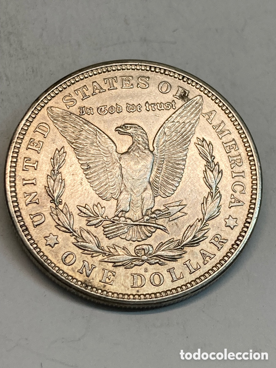 Monedas antiguas de Am&eacute;rica: Moneda de plata Noe d&oacute;lar X51 - Foto 1