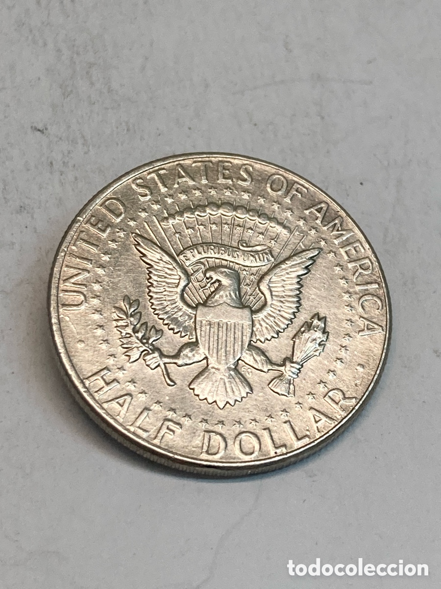 Monedas antiguas de Am&eacute;rica: Moneda de plata Half Dollar X51 - Foto 2