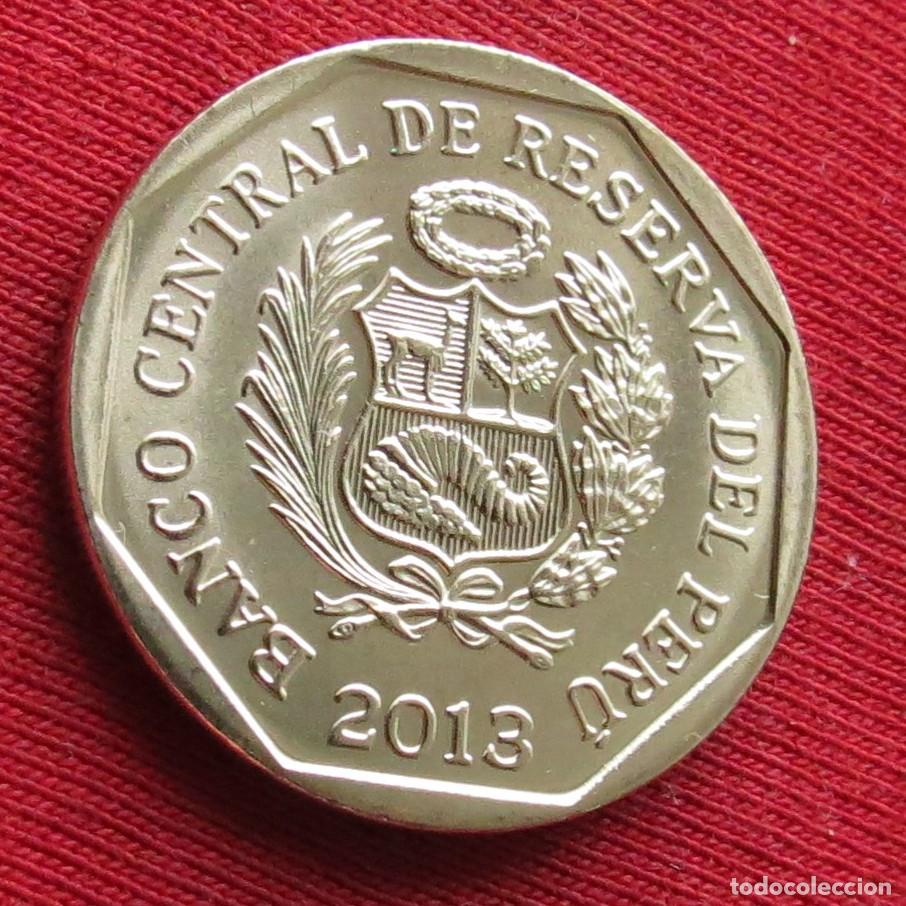 Monedas antiguas de Am&eacute;rica: Peru 1 sol 2013 Templo de Kotosh unc - Foto 2