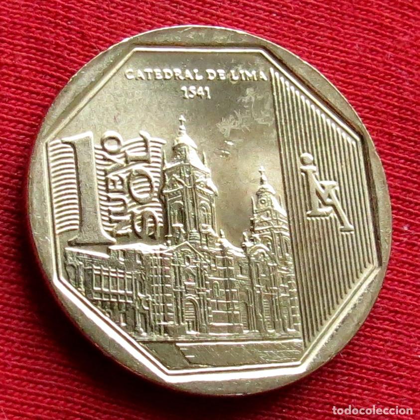 Monedas antiguas de Am&eacute;rica: Peru 1 sol 2014 Catedral de Lima unc - Foto 1
