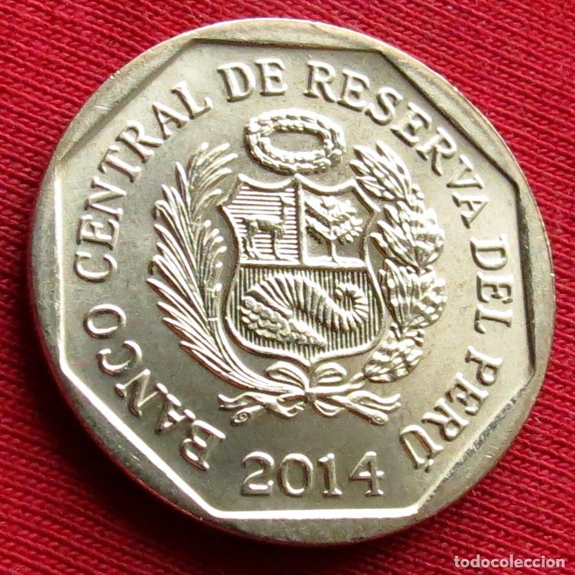 Monedas antiguas de Am&eacute;rica: Peru 1 sol 2014 Catedral de Lima unc - Foto 2