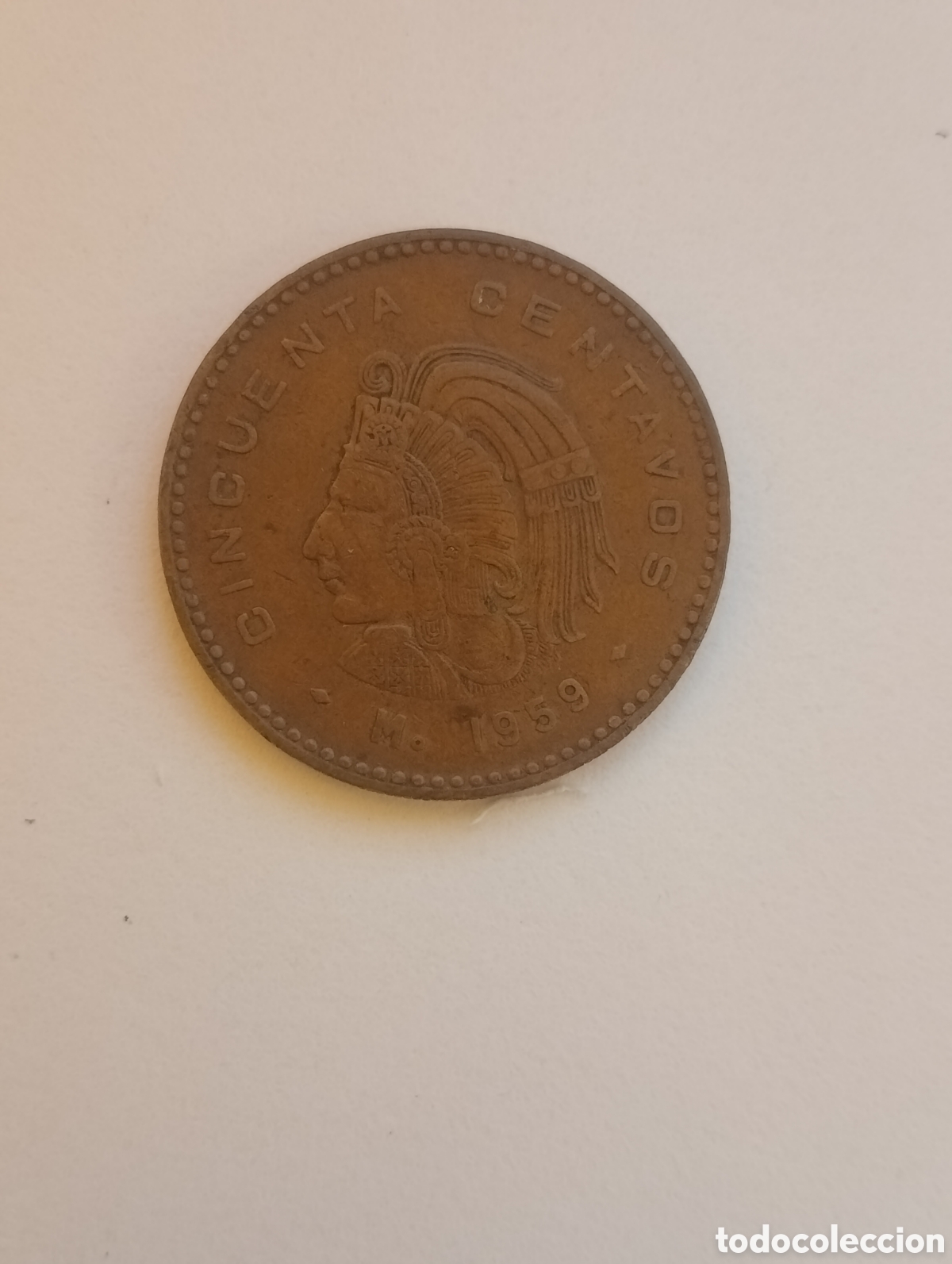 Monedas antiguas de Am&eacute;rica: M&Eacute;XICO 50 CENTAVOS 1959 - Foto 1