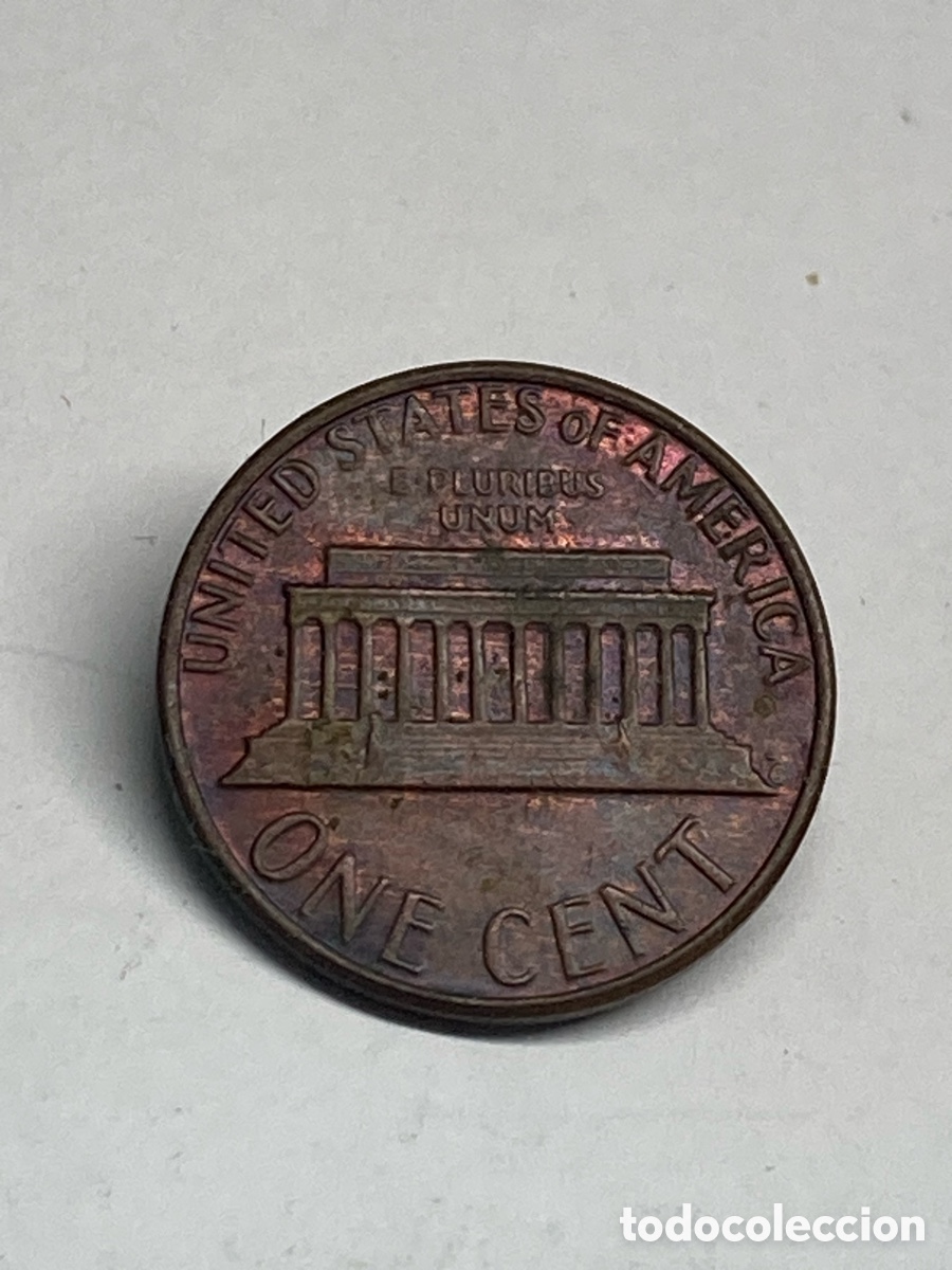 Monedas antiguas de Am&eacute;rica: Moneda 1 cent 1981 USA V39 - Foto 2