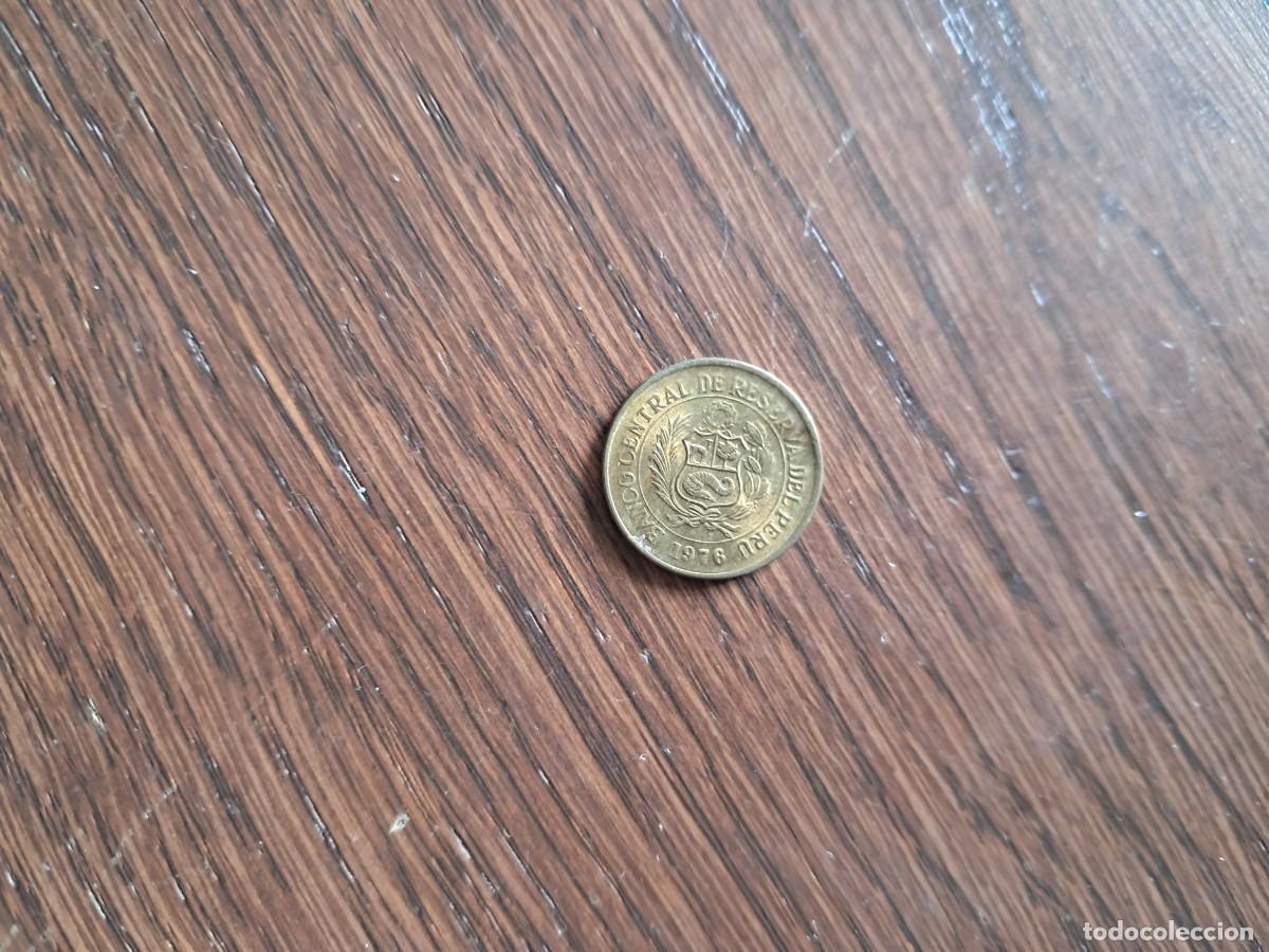 Monedas antiguas de Am&eacute;rica: moneda de Per&uacute;, 1/2 sol de oro, a&ntilde;o 1976. - Foto 1