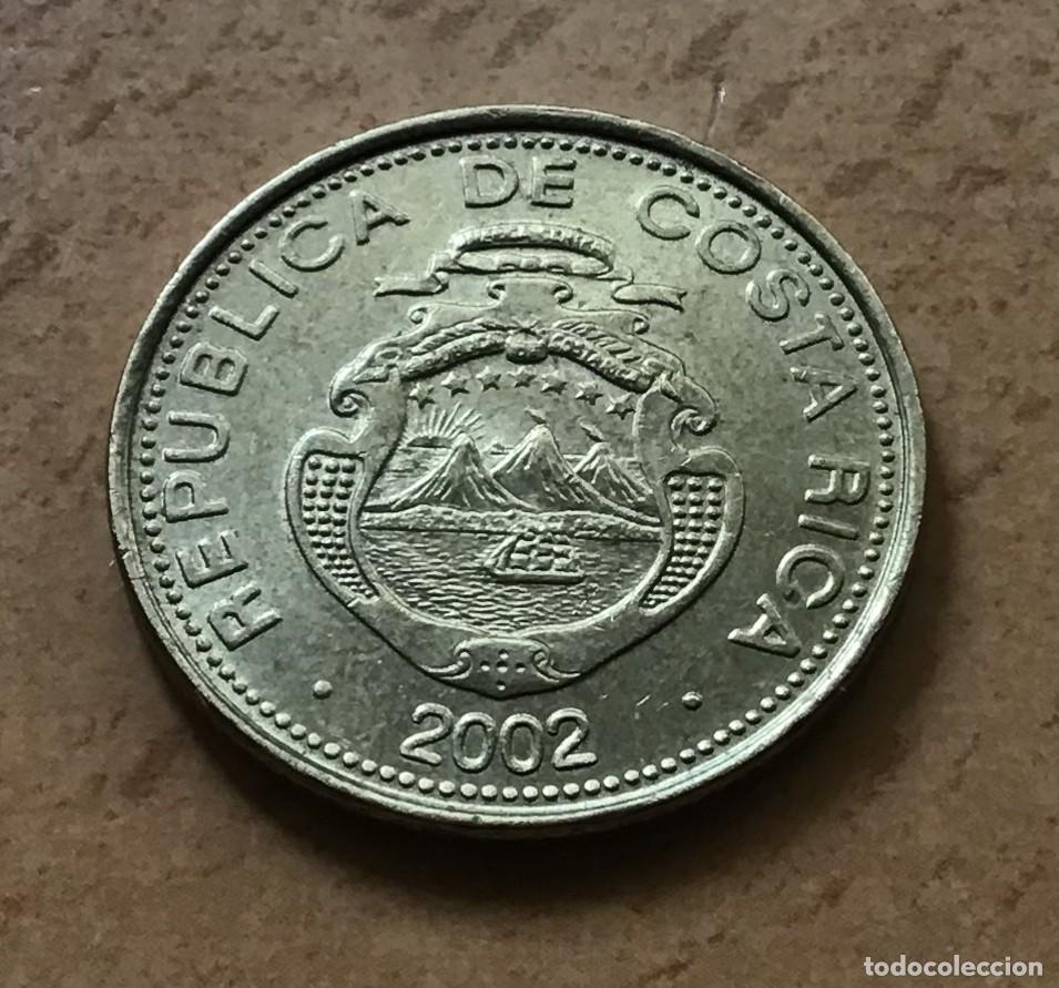 Monedas antiguas de Am&eacute;rica: 50 colones de Costa Rica. A&ntilde;o 2002