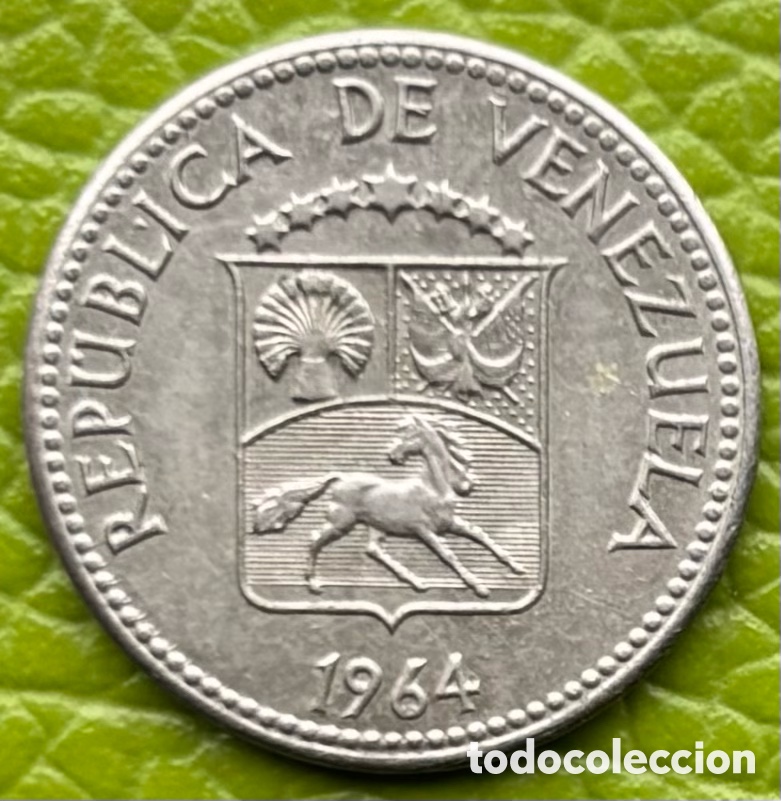 Monedas antiguas de Am&eacute;rica: VENEZUELA. 5 C&Eacute;NTIMOS. 1964. - Foto 1