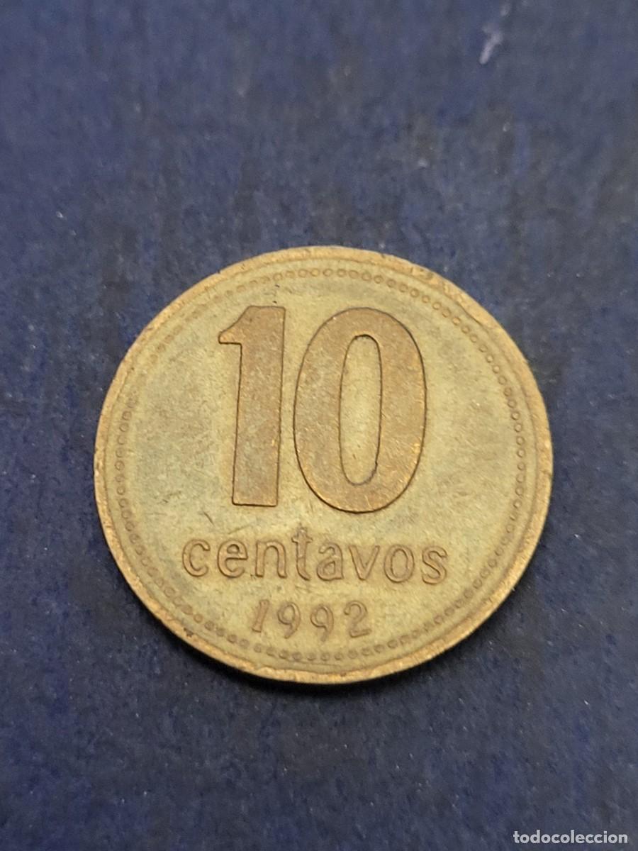 Monedas antiguas de Am&eacute;rica: Moneda 10 centavos 1992 Argentina - Foto 2
